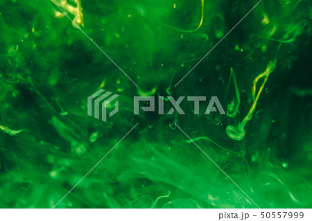 Green background bubbles water. close up. Green background bubbles water. close up. 50557999