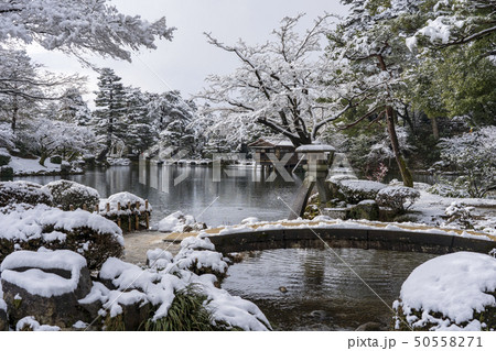 冬の金沢旅行　雪の兼六園 50558271
