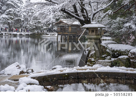 冬の金沢旅行 雪の兼六園 冬の金沢旅行 雪の兼六園 50558285