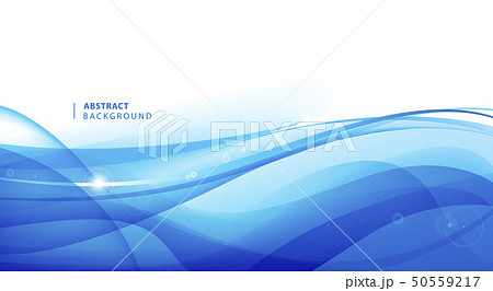 Abstract vector blue wavy background. Graphic design template for brochure, website, mobile app Abstract vector blue wavy background. Graphic design template for brochure, website, mobile app 50559217