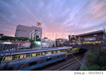 日本の東京都市景観　大井町駅などを望む 50559423