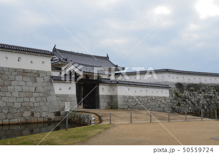 赤穂城の「本丸 表門(復元)」(兵庫県赤穂市上仮屋) 赤穂城の「本丸 表門(復元)」(兵庫県赤穂市上仮屋) 50559724
