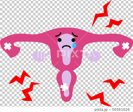 子宮 胎盤 人体 臓器 イラスト かわいい ヘルスケアのイラスト素材