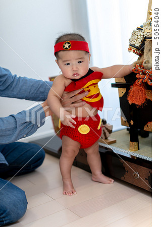 端午の節句を祝う男児 金太郎 端午の節句を祝う男児 金太郎 50564040