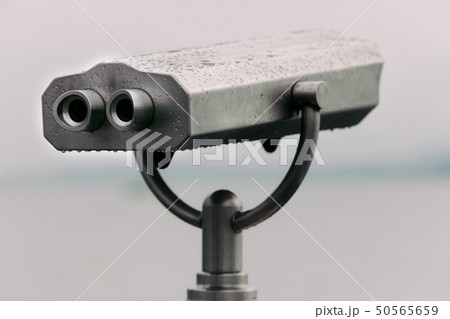 coin operated binoculars with sea view 50565659