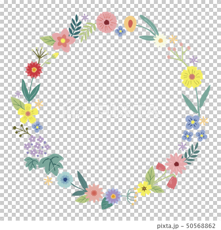 Floral decoration frame (wreath) Floral decoration frame (wreath) 50568862
