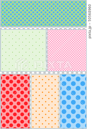 Cartoon Frame Frame Pop American Comic Polka Stock Illustration