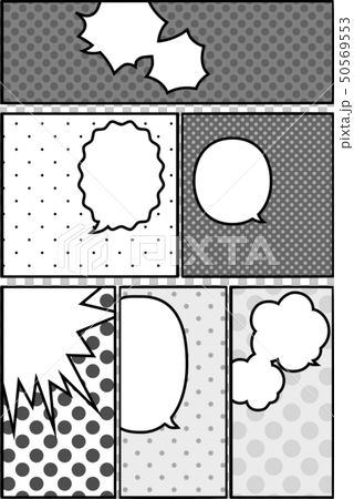 動畫片講話泡影流行音樂框架框架拷貝空間背景材料例證圓點 動畫片講話泡影流行音樂框架框架拷貝空間背景材料例證圓點 50569553