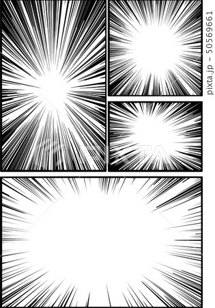 漫画 コマ枠 爆発 閃光 ポップ 吹き出し 背景素材 コピースペース イラストのイラスト素材