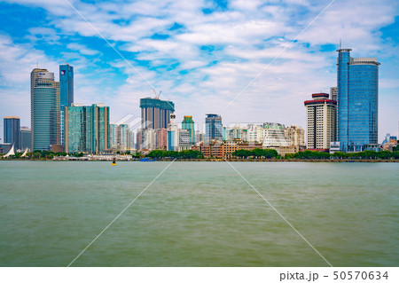 Xiamen waterfront city buildings 50570634