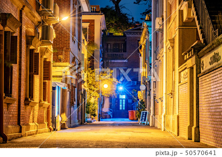Street view of traditional historic architecture Street view of traditional historic architecture 50570641