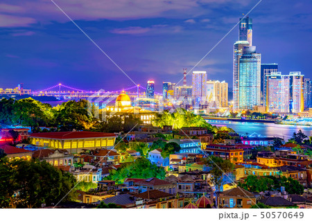 Night view of Gulangyu Island 50570649