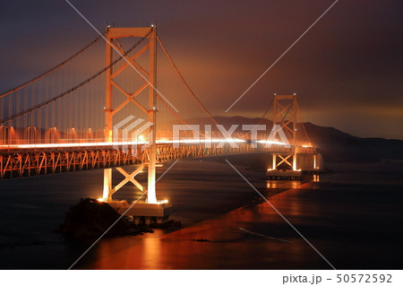 日本の風景　瀬戸内海国立公園　徳島県　鳴門　大鳴門橋 50572592