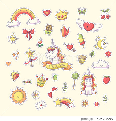 Unicorn Sticker Set Unicorn Sticker Set 50573595