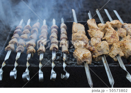 Shish kebabs on skewers 50573802