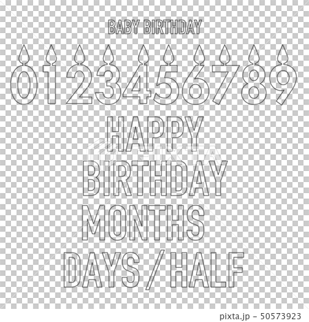 Birthday candle Birthday candle 50573923