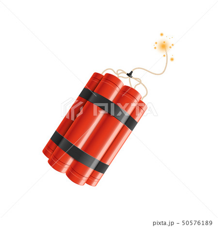 Bunch of dynamite bomb sticks vector illustration isolated on a white background. Bunch of dynamite bomb sticks vector illustration isolated on a white background. 50576189