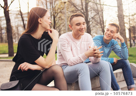 Group of friends Millennials students teenagers Group of friends Millennials students teenagers 50576873