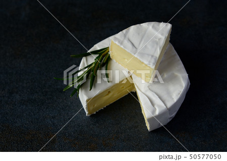 Cheese camembert or brie with fresh rosemary 50577050