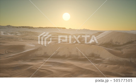 Red Sand Desert Dunes at Sunset Red Sand Desert Dunes at Sunset 50577505