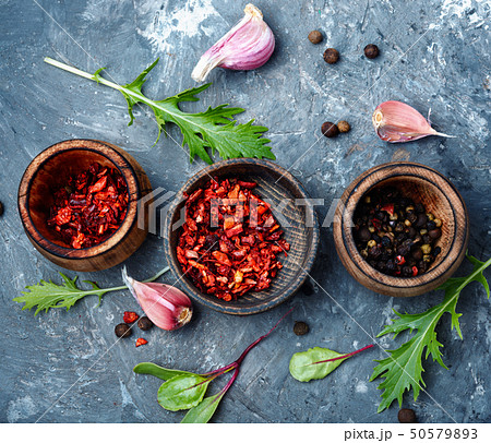 Aromatic spices and herbs Aromatic spices and herbs 50579893
