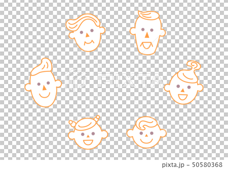 Line drawing 3 generation family 50580368