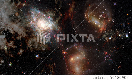 Outer space art. Nebulas, galaxies and bright Outer space art. Nebulas, galaxies and bright 50580902