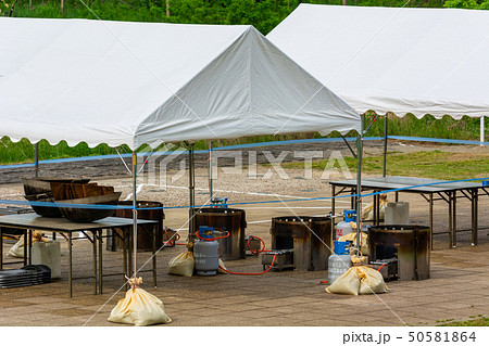 春のイベント会場　防災訓練　防火訓練 50581864