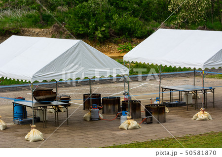 春のイベント会場 防災訓練 防火訓練 春のイベント会場 防災訓練 防火訓練 50581870