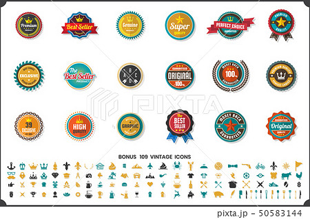 Vintage Retro Vector Logo for banner 50583144
