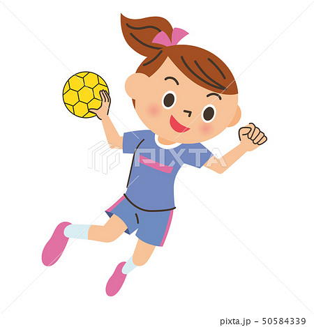 handballspieler clipart flower