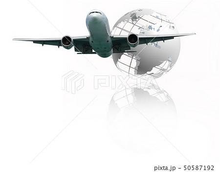 Airplane is flying 50587192