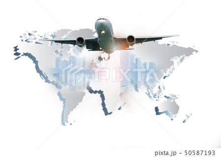 Airplane is flying 50587193