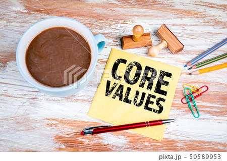 CORE VALUES concept 50589953