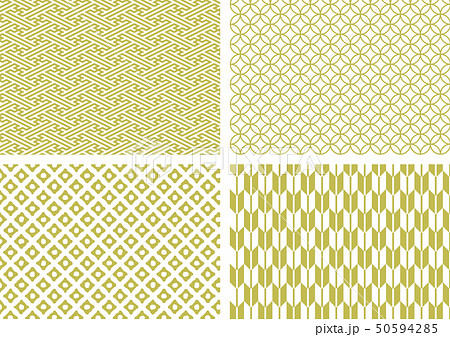 日本伝統文様 4種 日本伝統文様 4種 50594285
