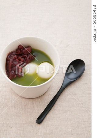 抹茶の白玉ぜんざい 50595423