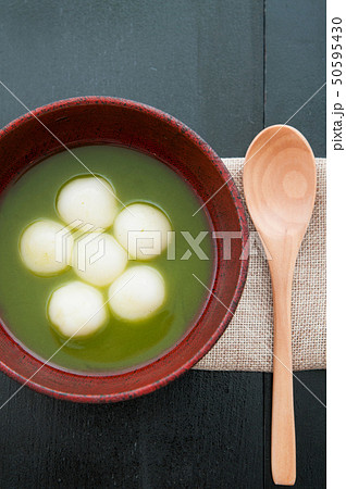 抹茶の白玉ぜんざい 50595430