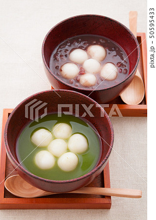 抹茶の白玉ぜんざい 抹茶の白玉ぜんざい 50595433