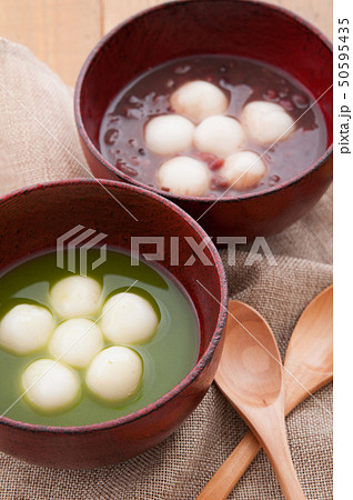 抹茶の白玉ぜんざい 50595435