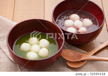 抹茶の白玉ぜんざい 50595438