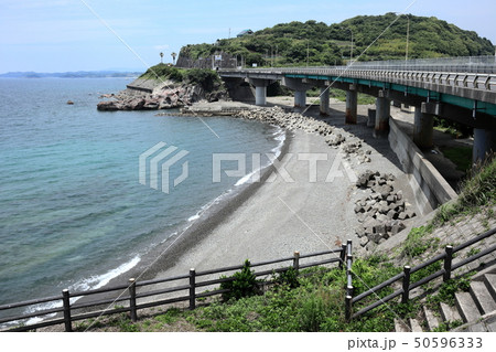 道の駅阿久根 駐車場付近から見る東シナ海の風景 道の駅阿久根 駐車場付近から見る東シナ海の風景 50596333