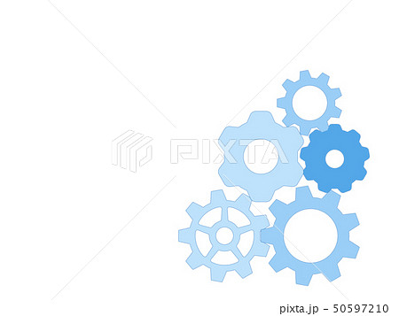 ギア 歯車 金属加工 工業 製造業 機械部品 メタル 組織のイラスト素材