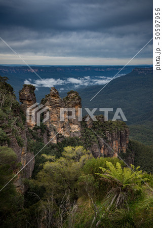 The Three Sister rocks of Blue Mountains, Sydney. 50597956