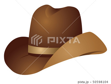 Brown Cowboy Hatのイラスト素材