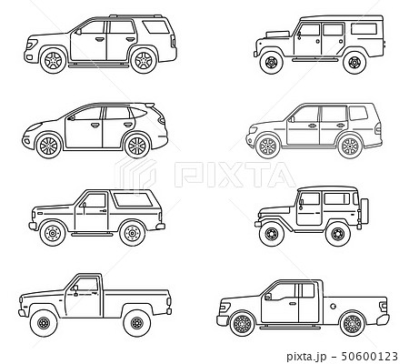 Set of offroad suv cars 50600123