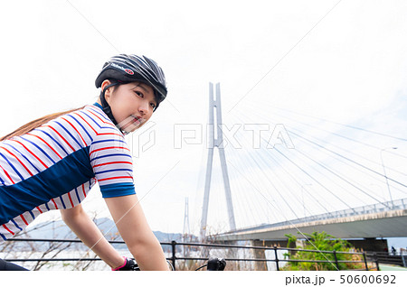 尾道 しまなみ街道 ロードバイク 多々羅大橋 尾道 しまなみ街道 ロードバイク 多々羅大橋 50600692
