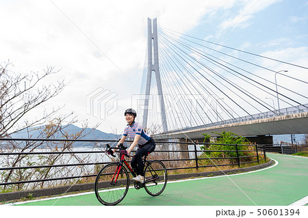 尾道 しまなみ街道 ロードバイク 多々羅大橋 尾道 しまなみ街道 ロードバイク 多々羅大橋 50601394
