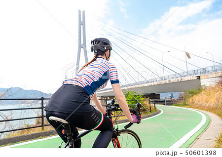 尾道 しまなみ街道 ロードバイク 多々羅大橋 50601398