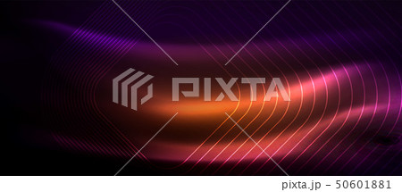Glowing shiny neon squares abstract background, techno modern template Glowing shiny neon squares abstract background, techno modern template 50601881
