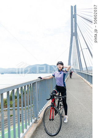 尾道 しまなみ街道 ロードバイク 多々羅大橋 尾道 しまなみ街道 ロードバイク 多々羅大橋 50602037